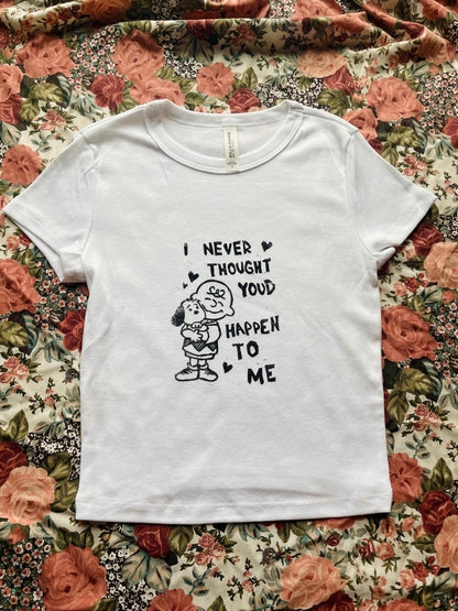 Leonard Cohen- Boygenius Handprinted Baby Tee