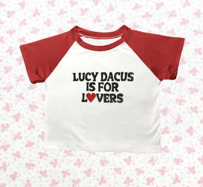 Lucy Dacus Is For Lovers- Handprinted Baby Tee