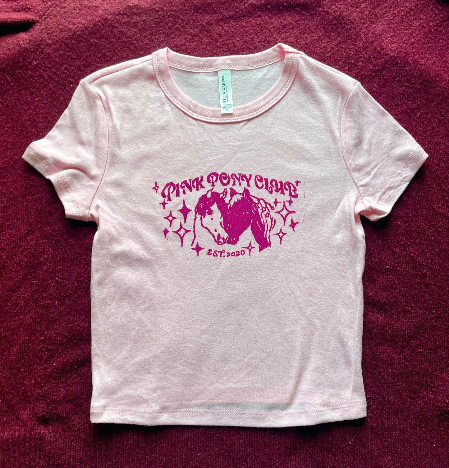 Pink Pony Club - Chappell Roan Handprinted Baby Tee