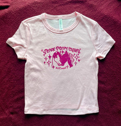 Pink Pony Club - Chappell Roan Handprinted Baby Tee