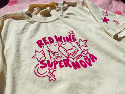 Red Wine Supernova - Chappell Roan Handprinted T-Shirt