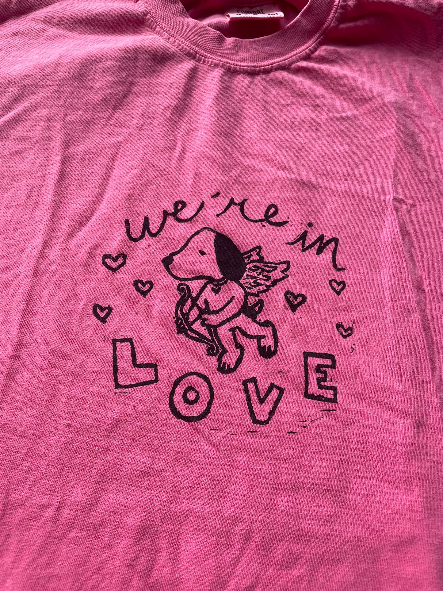 We’re In Love- Boygenius Handprinted T-Shirt