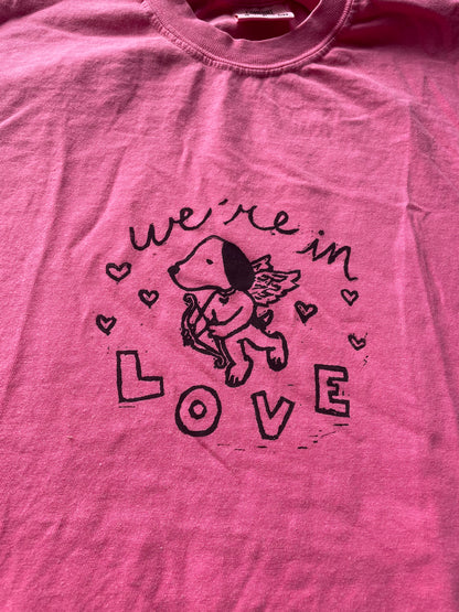 We’re In Love- Boygenius Handprinted T-Shirt