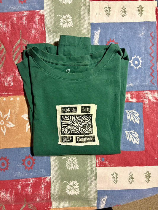 Adrienne Lenker- Upcycled Long Sleeve T Shirt XL Green