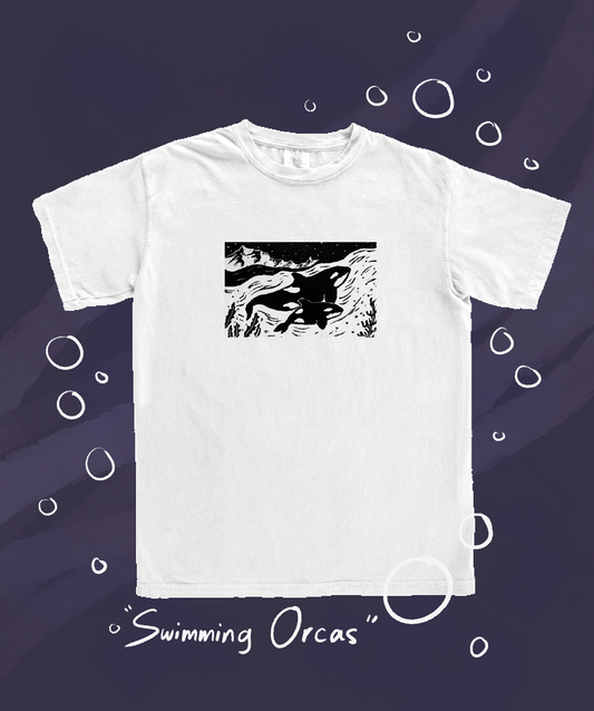 Swimming Orcas T-Shirt