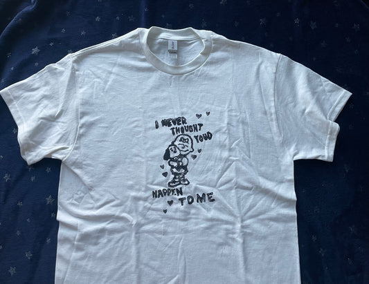 MISPRINT Leonard Cohen T-Shirt- Medium