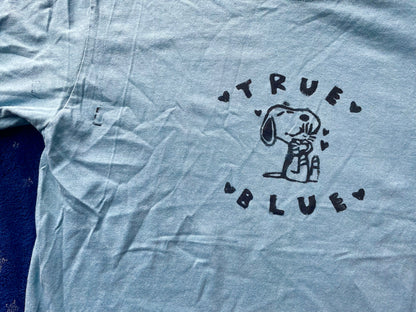 MISPRINT True Blue T Shirt- Medium