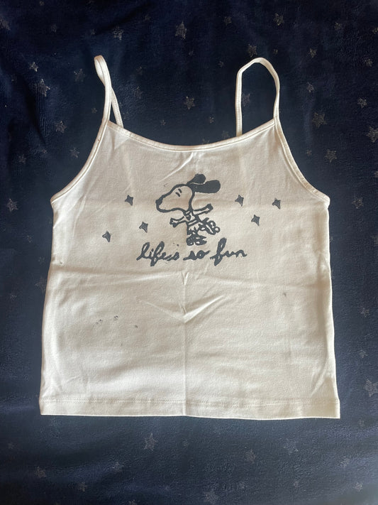 MISPRINT Life’s So Fun MUNA Tank Top- Small