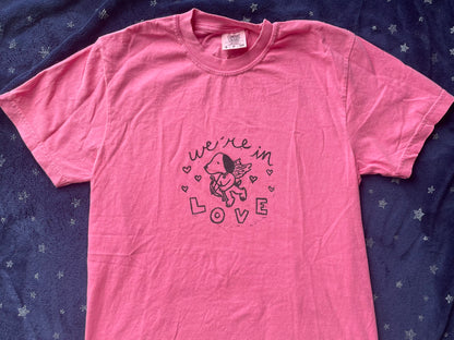 We’re In Love- Boygenius Handprinted T-Shirt