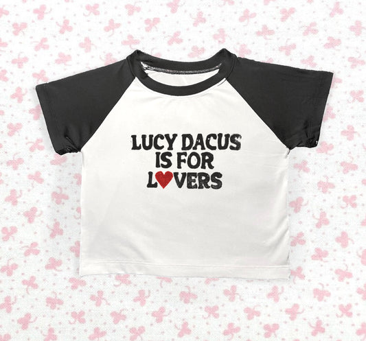 Lucy Dacus Is For Lovers- Handprinted Baby Tee