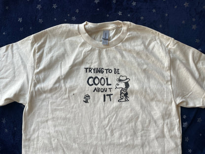 MISPRINT Cowboy Cool About It Unisex T-Shirt Medium