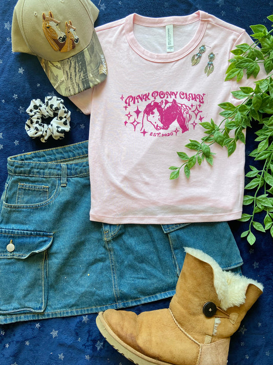 Pink Pony Club - Chappell Roan Handprinted Baby Tee