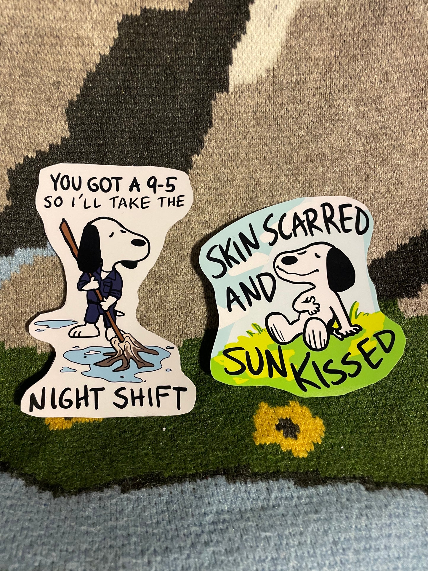 Lucy Dacus Stickers - Night Shift and Cartwheel