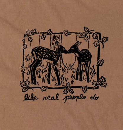 Like Real People Do- Hozier Handprinted T-Shirt