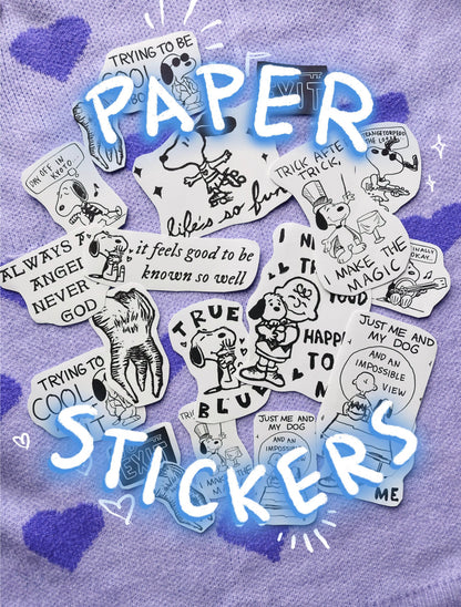 PAPER Boygenius Stickers